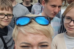 Wycieczka uczniów do teatru