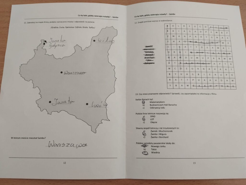Karta pracy do tematu Co by było gdyby zwierzęta mówiły.