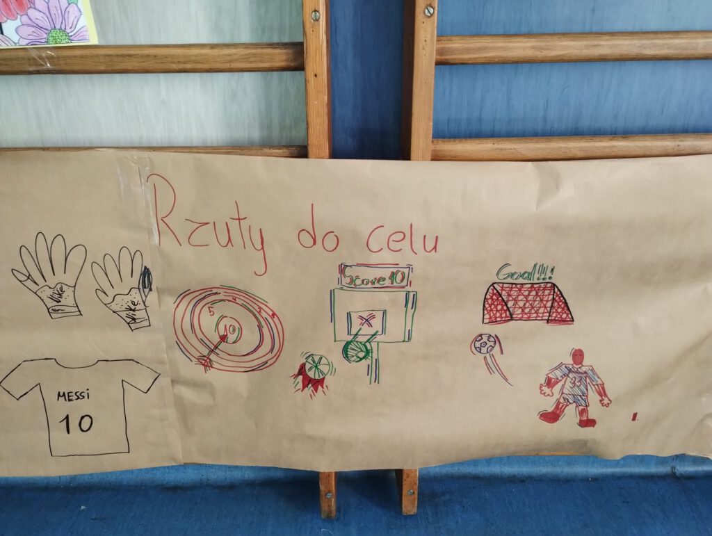 Plakat promujący sport.